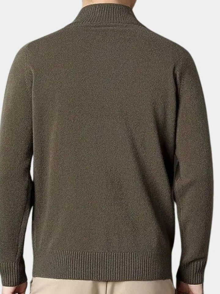 Magnus™ | Pullover de Cashmere com Zíper