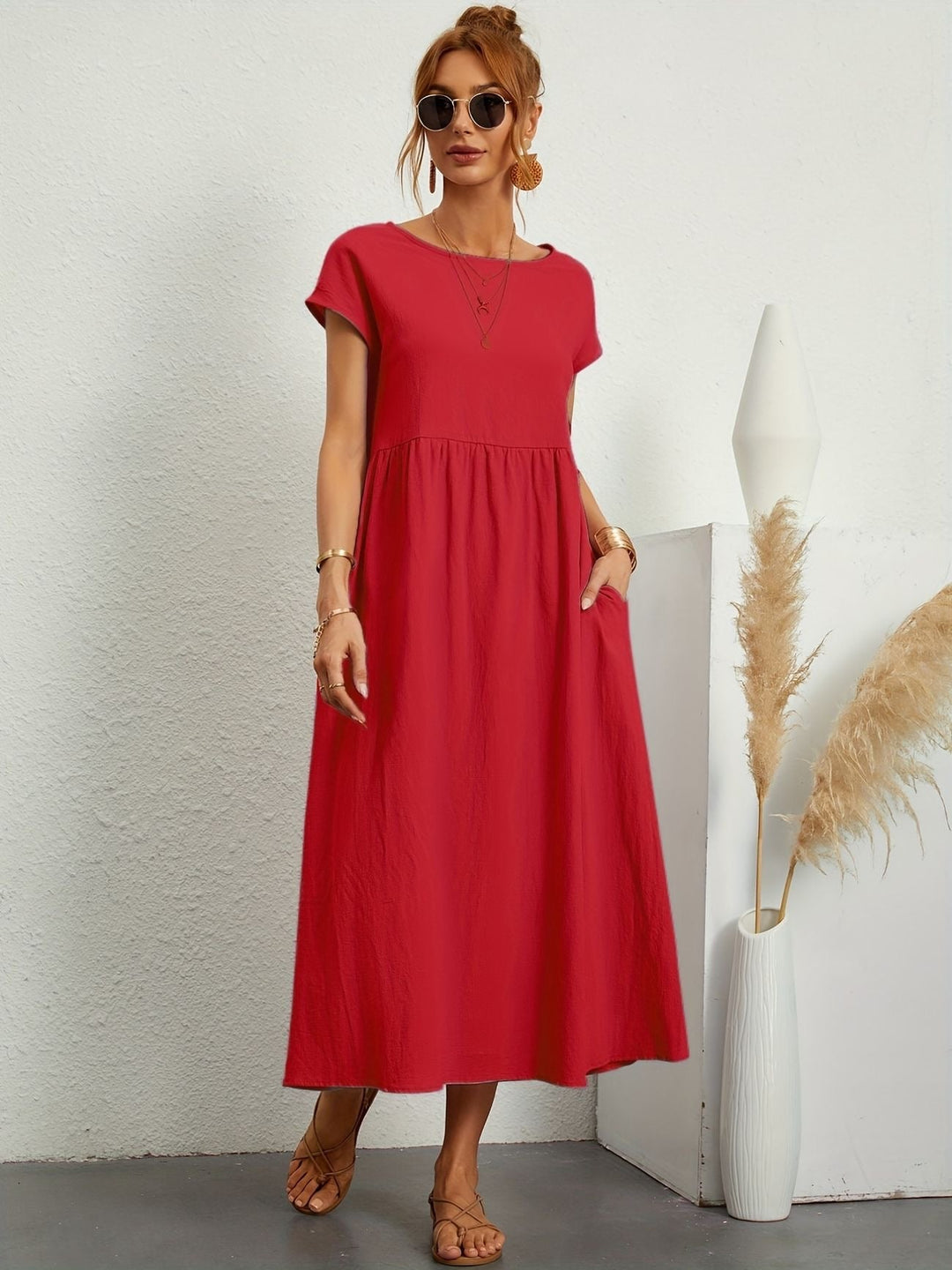 Sanna | Robe de Printemps Élégante