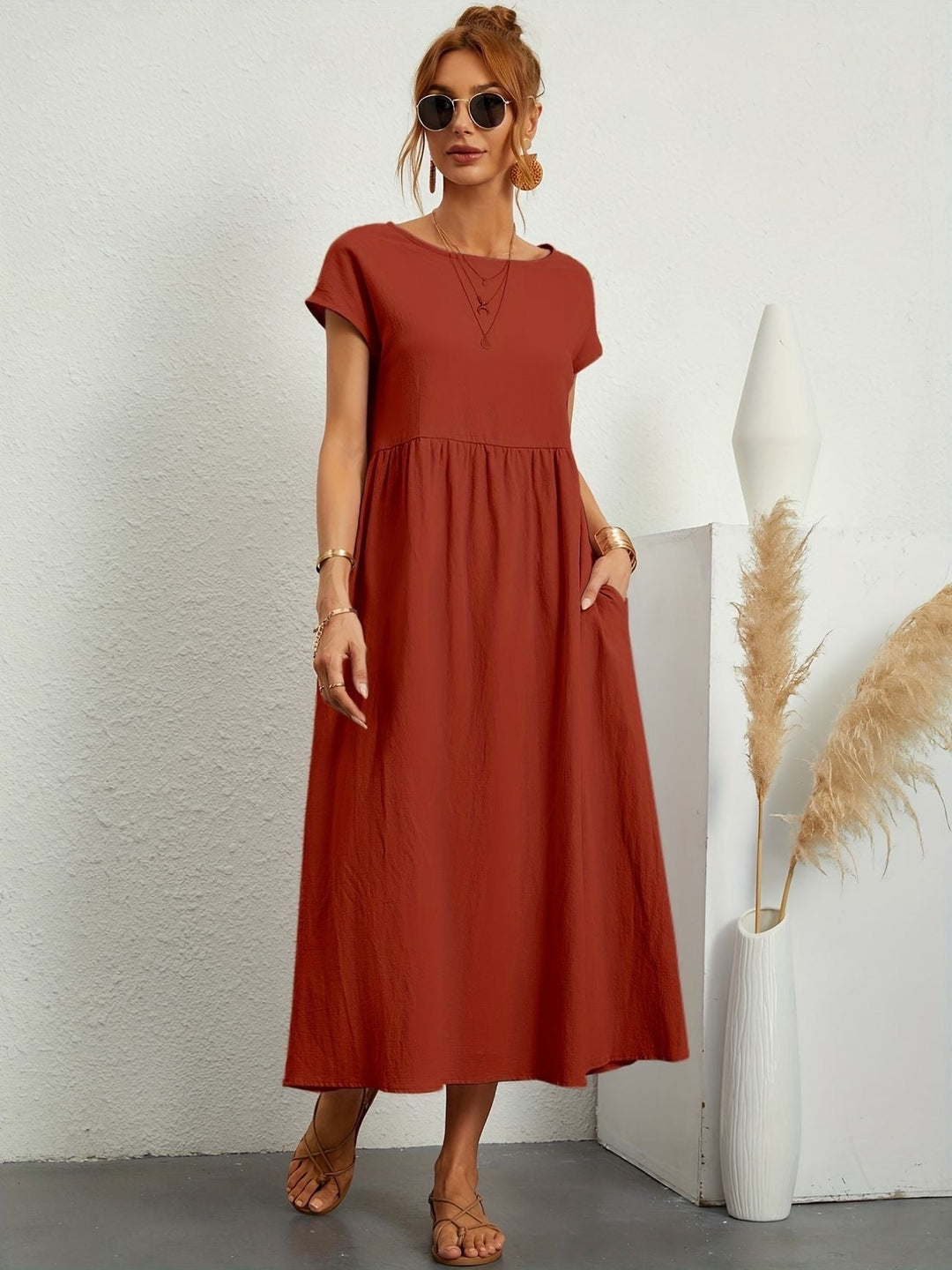 Sanna | Robe de Printemps Élégante