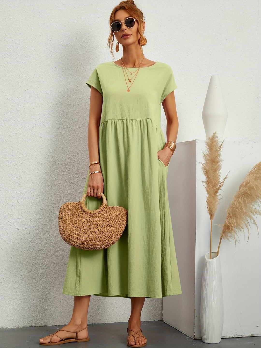 Sanna | Robe de Printemps Élégante