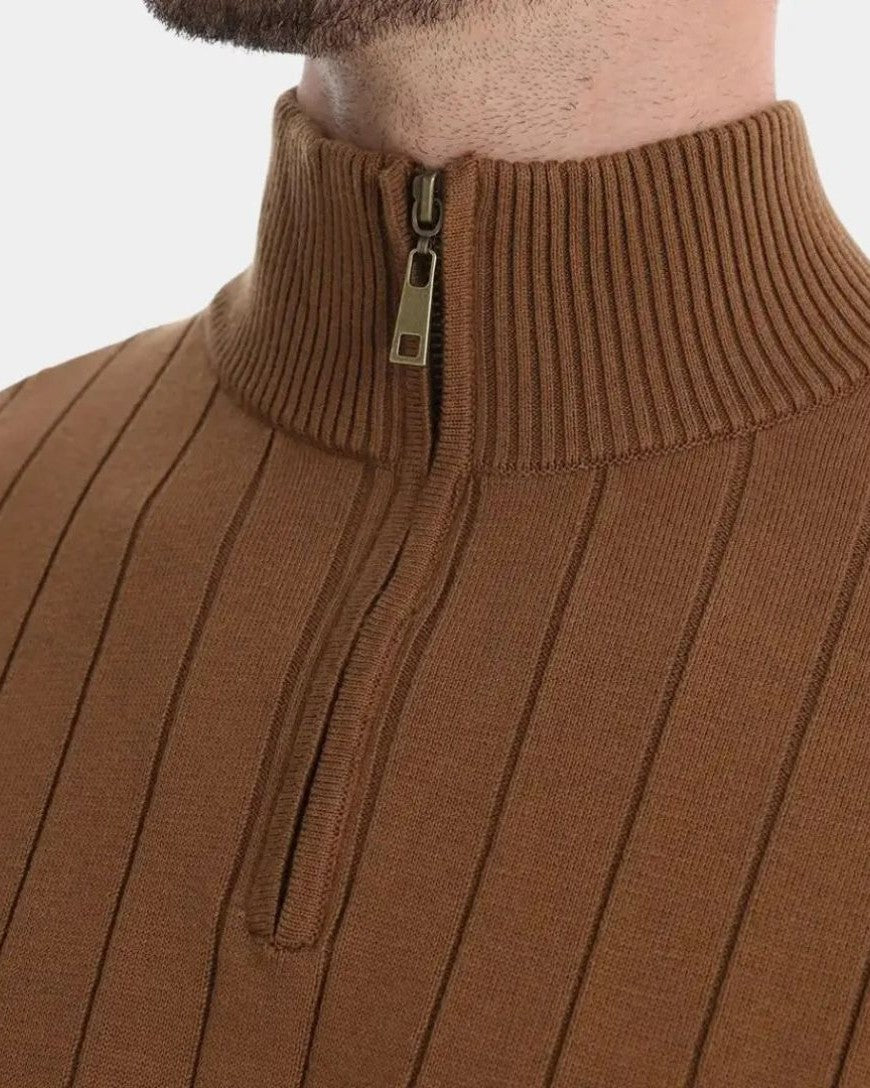 Mikkel™ | Meia Zip Sweatshirt em Algodão