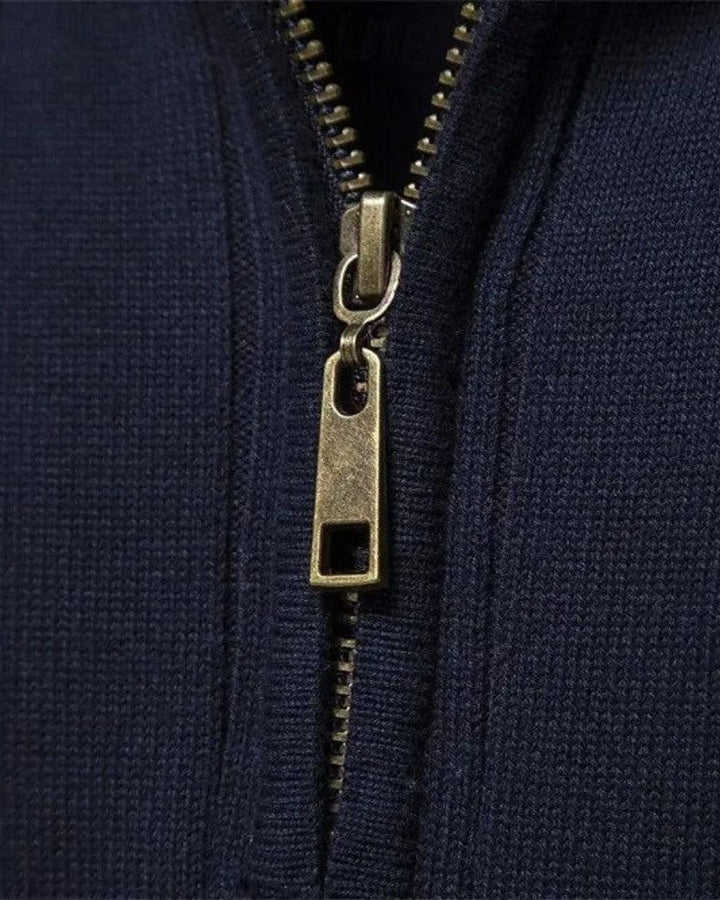 Mikkel™ | Meia Zip Sweatshirt em Algodão