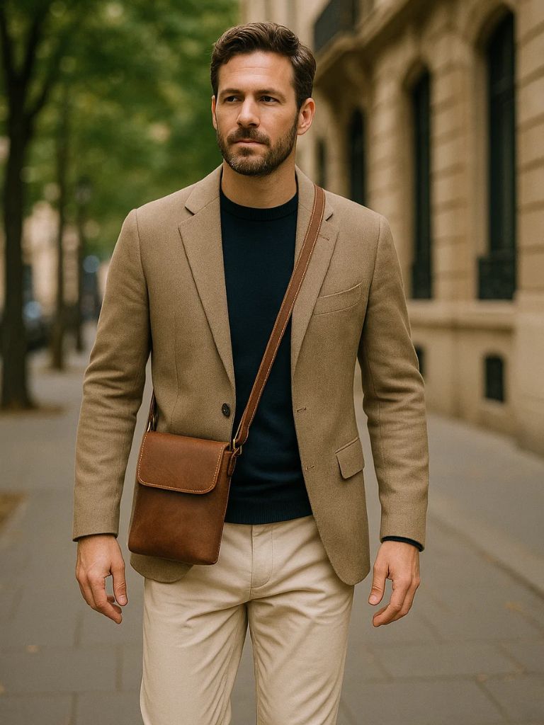Mikkel™ | Mini Bolsa de Ombro em Couro