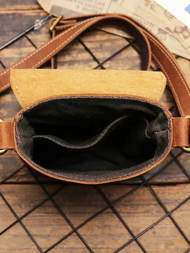 Mikkel™ | Mini Bolsa de Ombro em Couro
