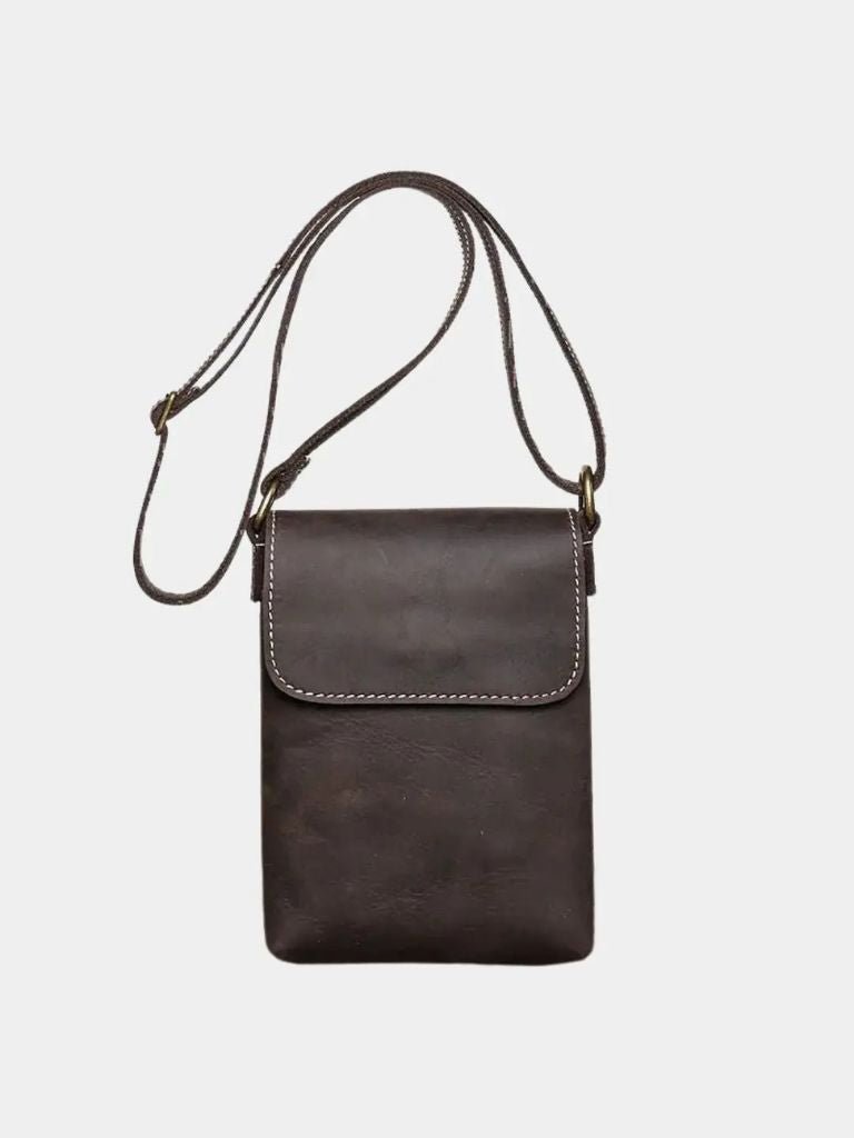 Mikkel™ | Mini Bolsa de Ombro em Couro