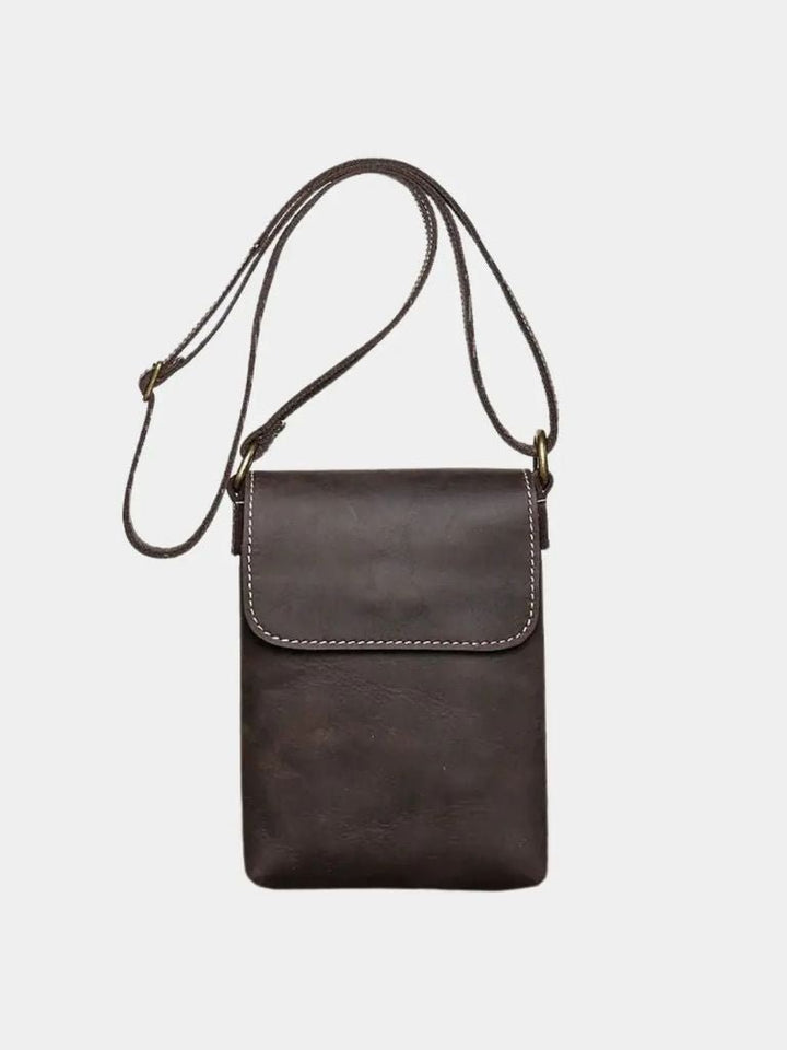 Mikkel™ | Mini Bolsa de Ombro em Couro