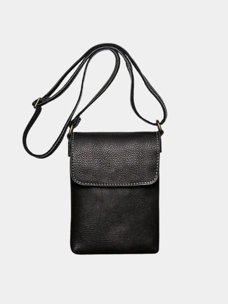 Mikkel™ | Mini Bolsa de Ombro em Couro