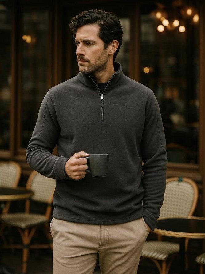 Milan™ | Casaco Minimalista em Fleece