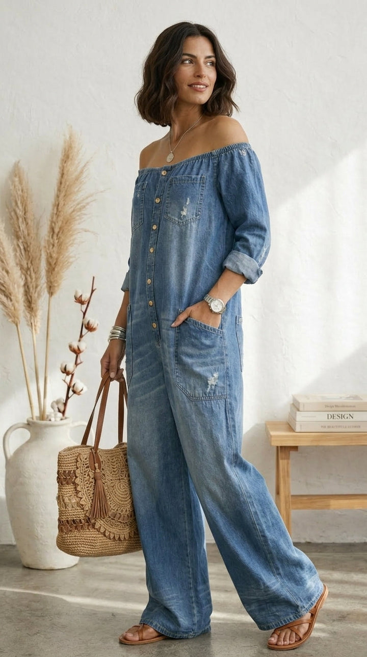 Alma | Off-Shoulder Bardot Top