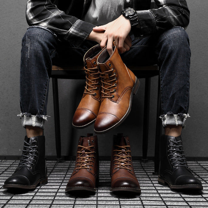 Morgan™ | Botas de couro sintético