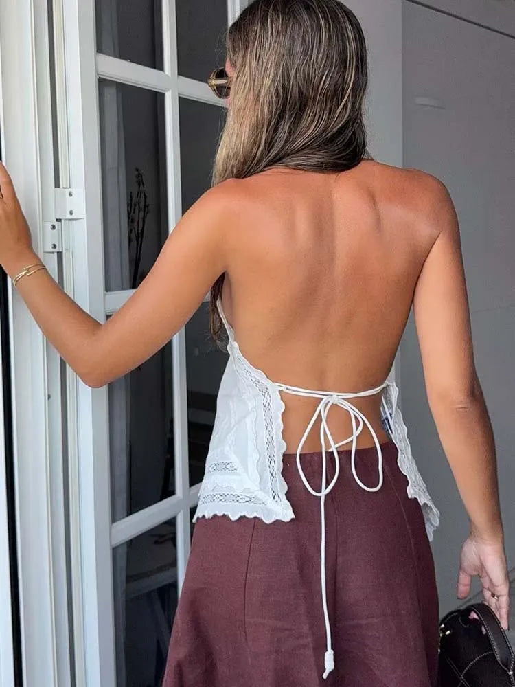 Top de Renda com Alças – Top Feminino de Verão para Arrasar no Estilo