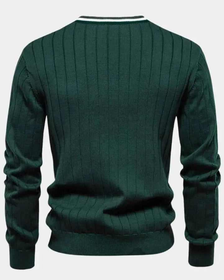 Oliver™ | Pullover de Algodão com Botões