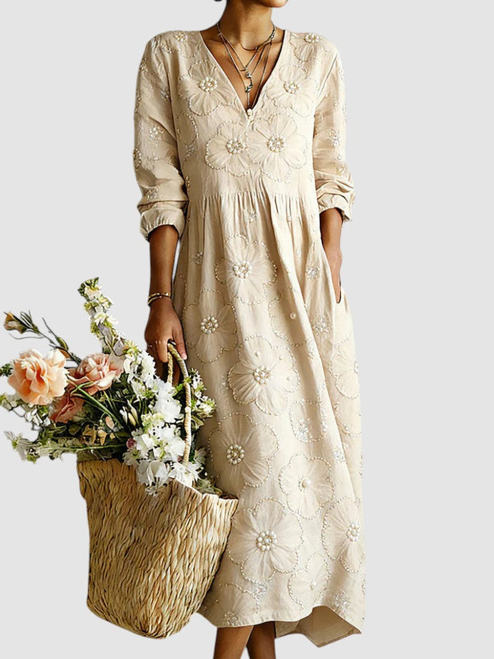 LENA | VESTIDO MIDI FLORAL