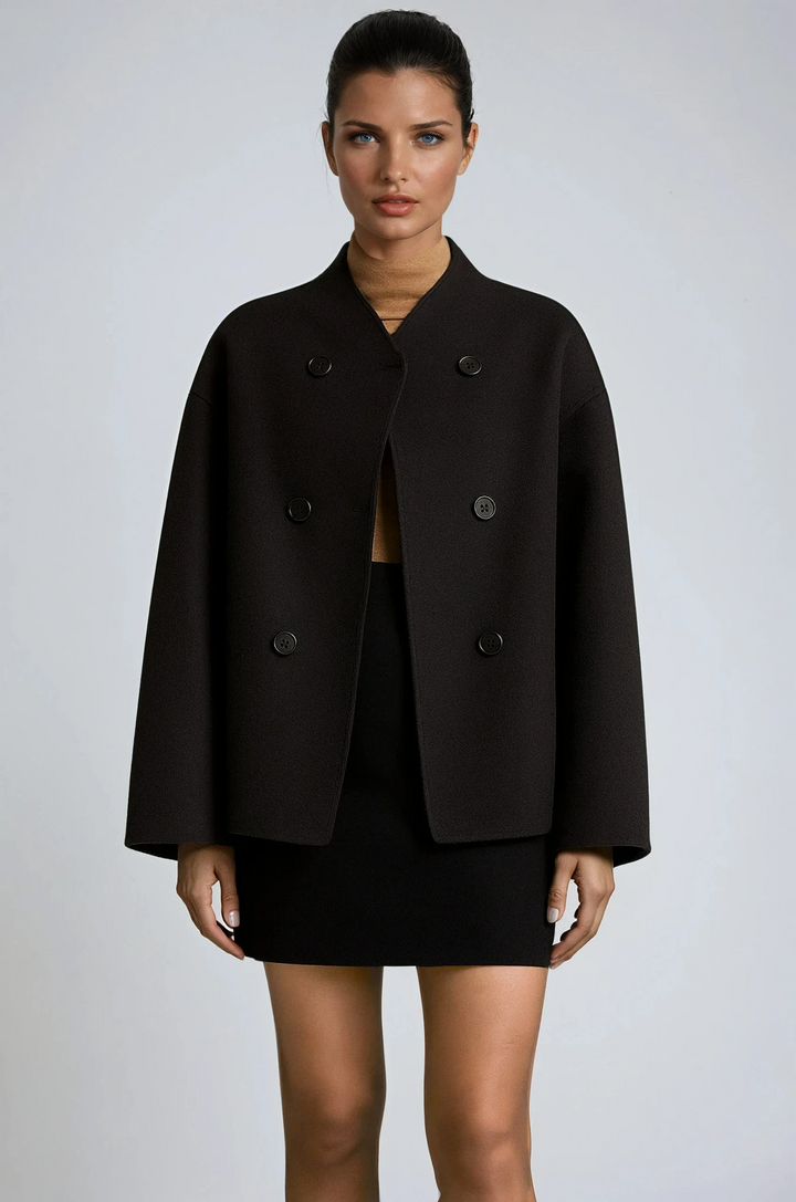 Casaco Oversized com Dupla Abotoadura Feminino
