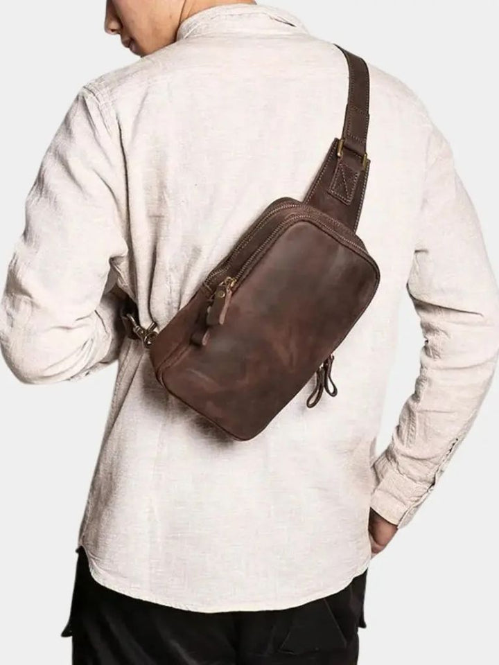 Péter™ | Vanguard Leather Bag