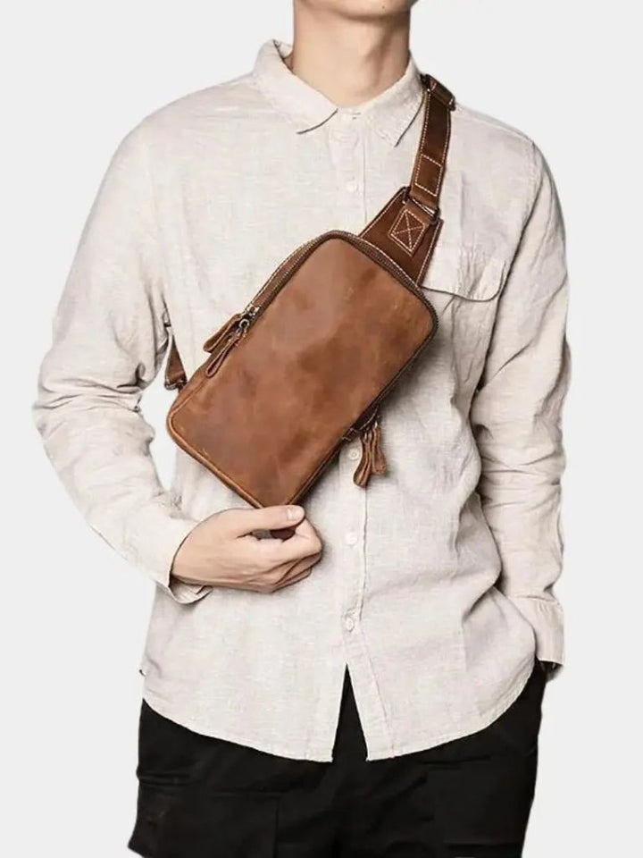 Péter™ | Vanguard Leather Bag