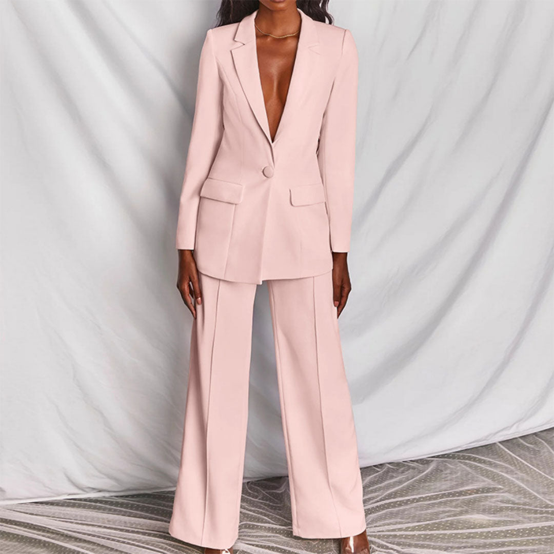 Lara - Blazer e Calças Elegantes