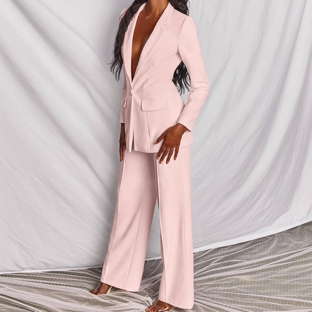 Lara - Blazer e Calças Elegantes