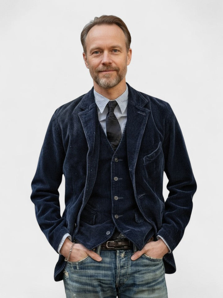 Radek™ | Vintage Jacket and Vest Set