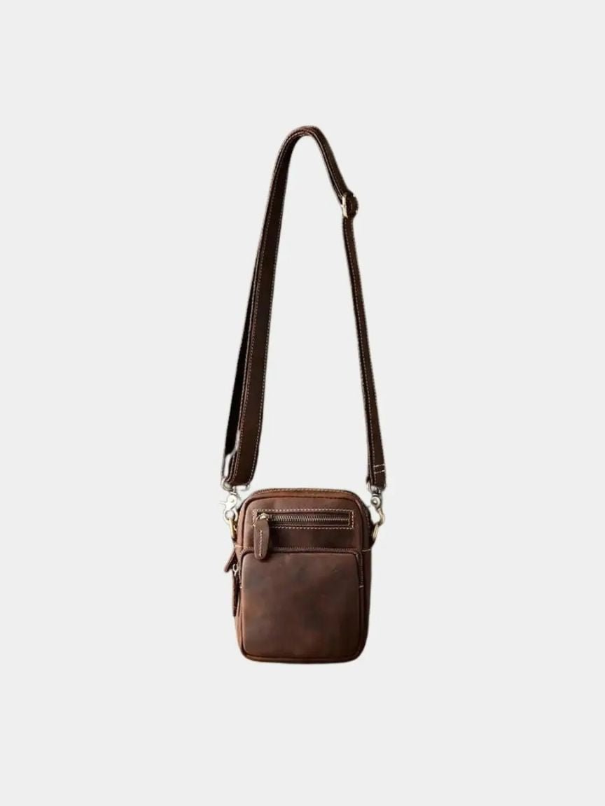 Rene™ | Bolsa de Ombro Vintage em Couro
