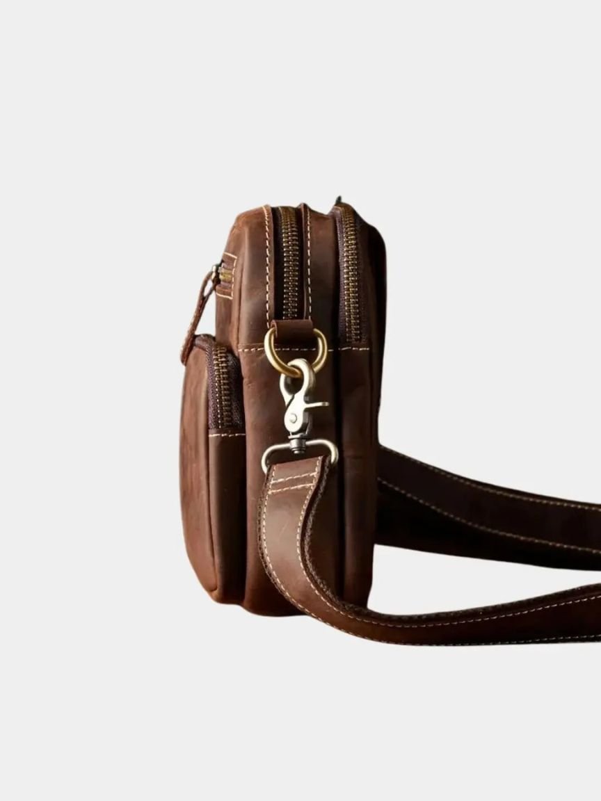 Rene™ | Bolsa de Ombro Vintage em Couro