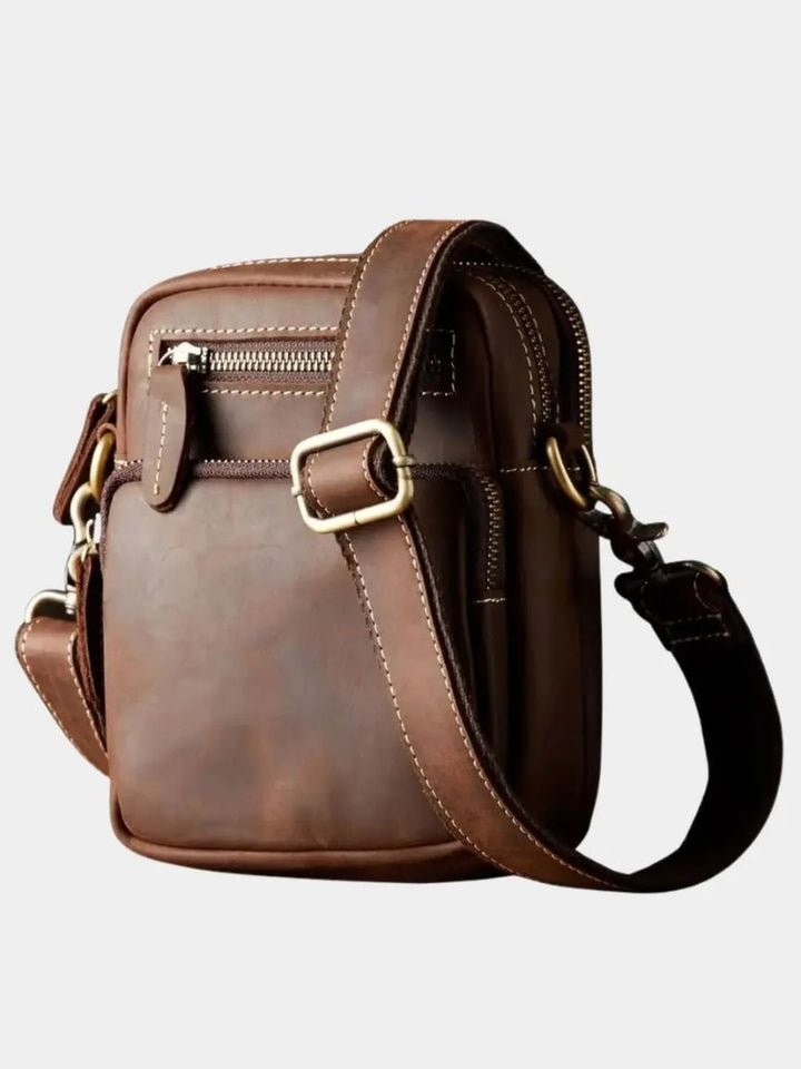 Rene™ | Bolsa de Ombro Vintage em Couro