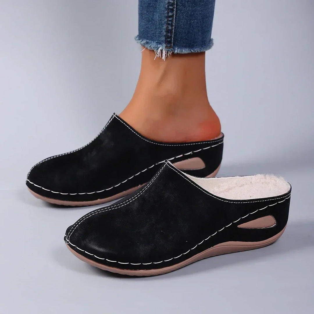 Élise | Pantufas ortopédicas quentes para conforto diário