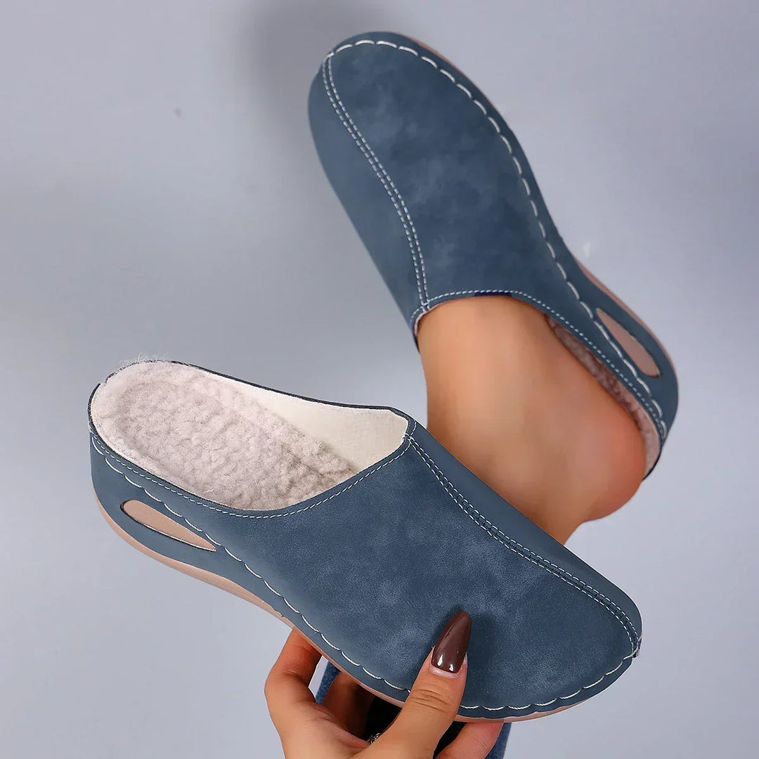 Élise | Pantufas ortopédicas quentes para conforto diário