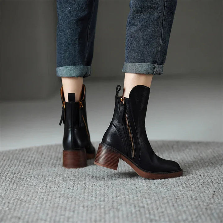 Clara - Botas de Couro