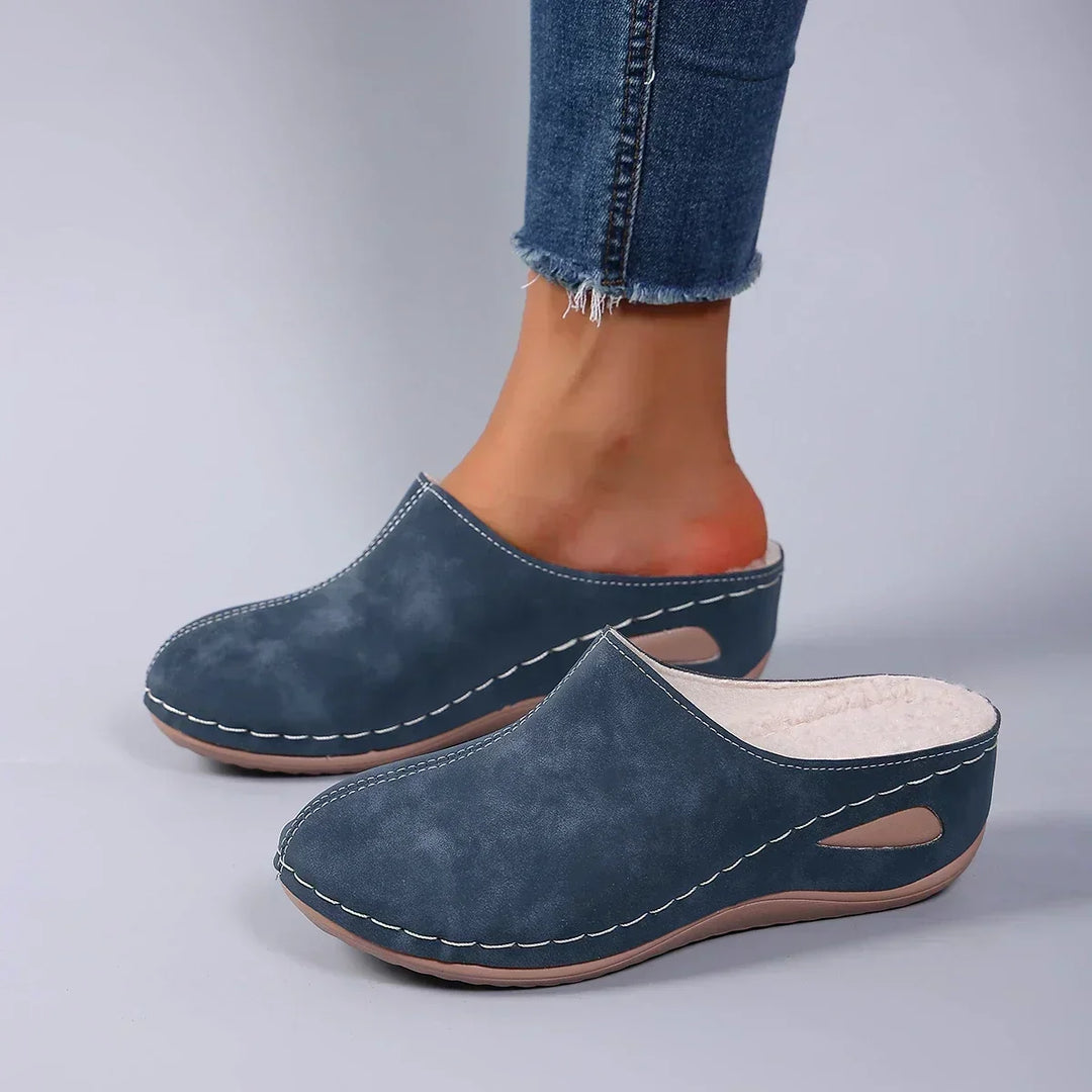 Élise | Pantufas ortopédicas quentes para conforto diário