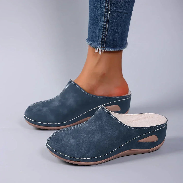Élise | Pantufas ortopédicas quentes para conforto diário