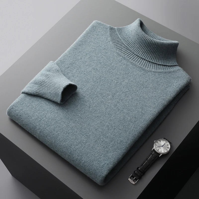 Linferhoff™ | Cashmere High Neck Sweater