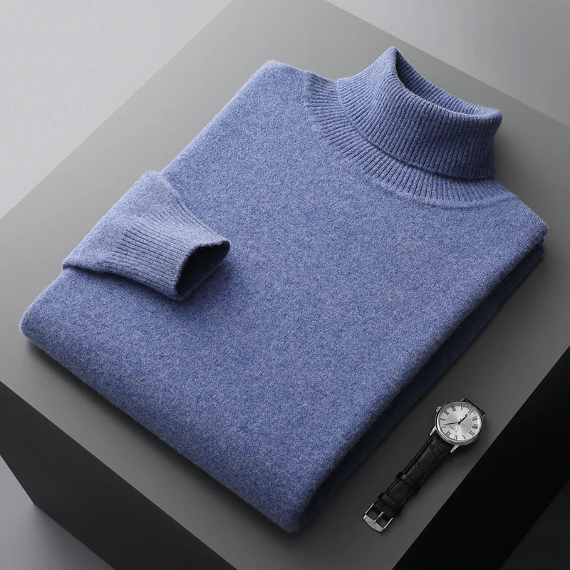 Linferhoff™ | Cashmere High Neck Sweater