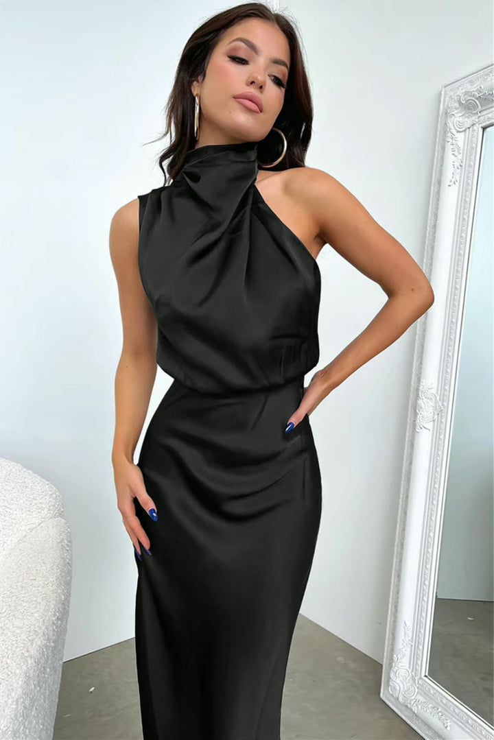 Tyra | Vestido de Gala Elegante com Decote Halter
