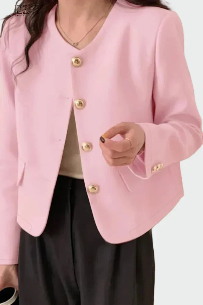 Blazer em linha elegante