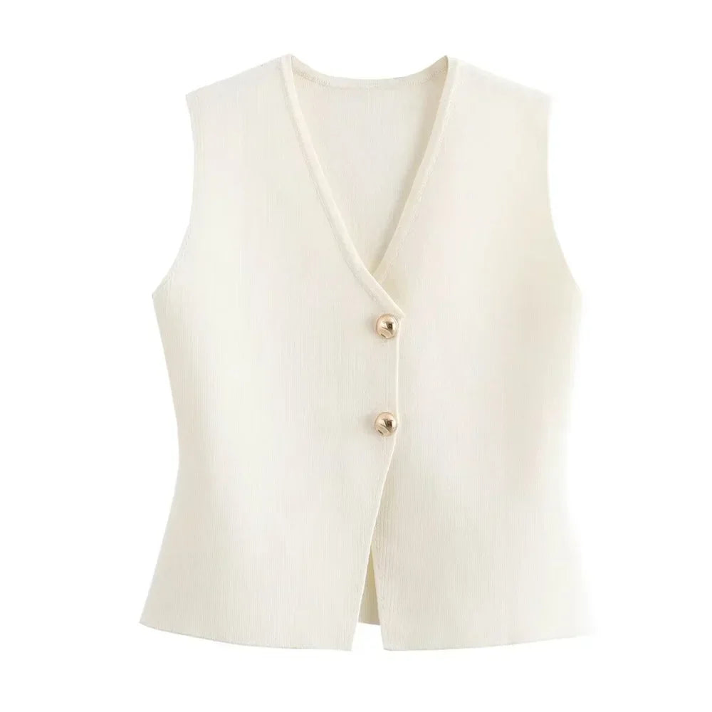 Diana Tricot Knit Vest