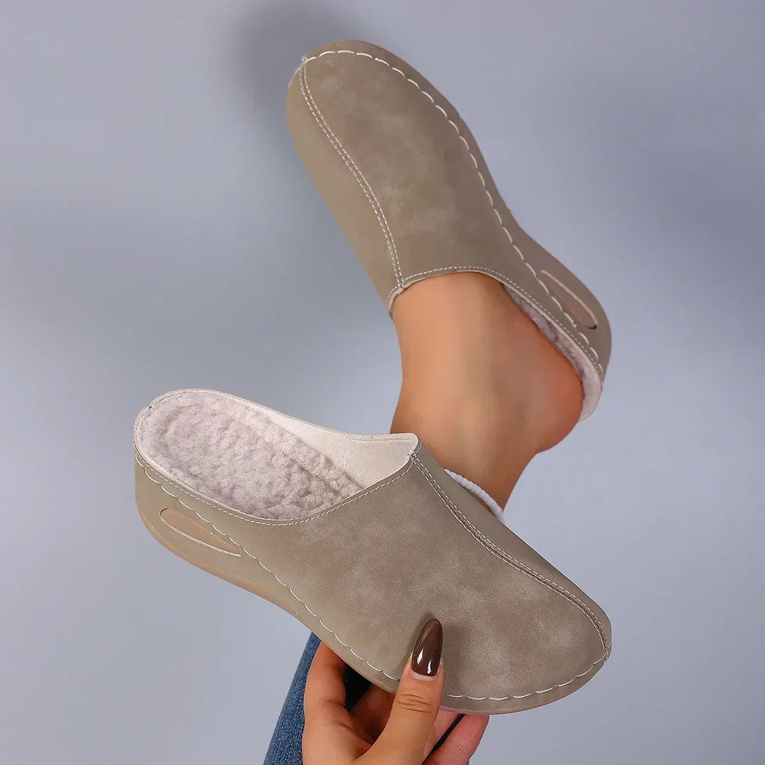 Élise | Pantufas ortopédicas quentes para conforto diário