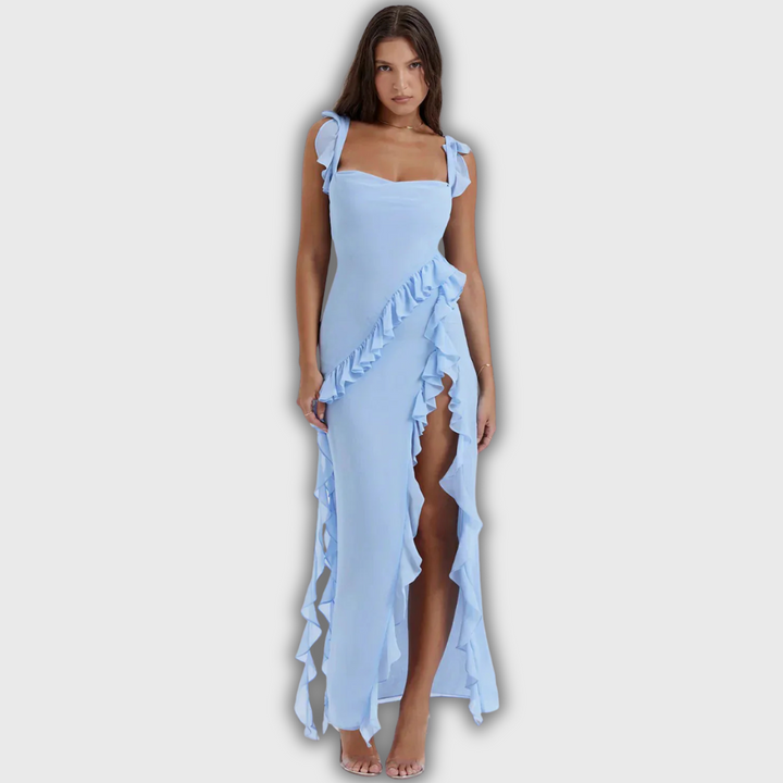Maxi Vestido Elegante com Fenda