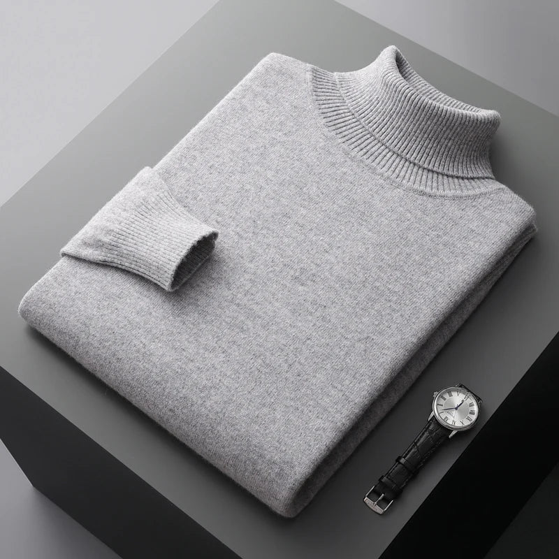 Linferhoff™ | Cashmere High Neck Sweater