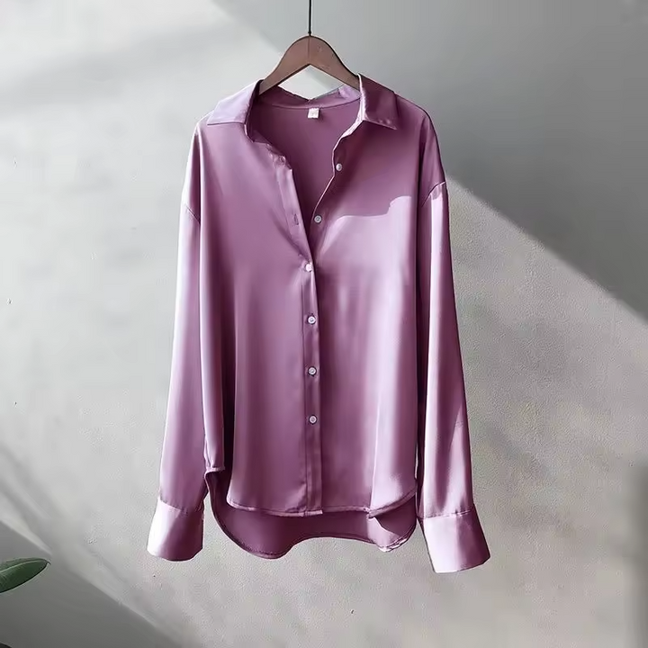 Camisa de Seda Feminina