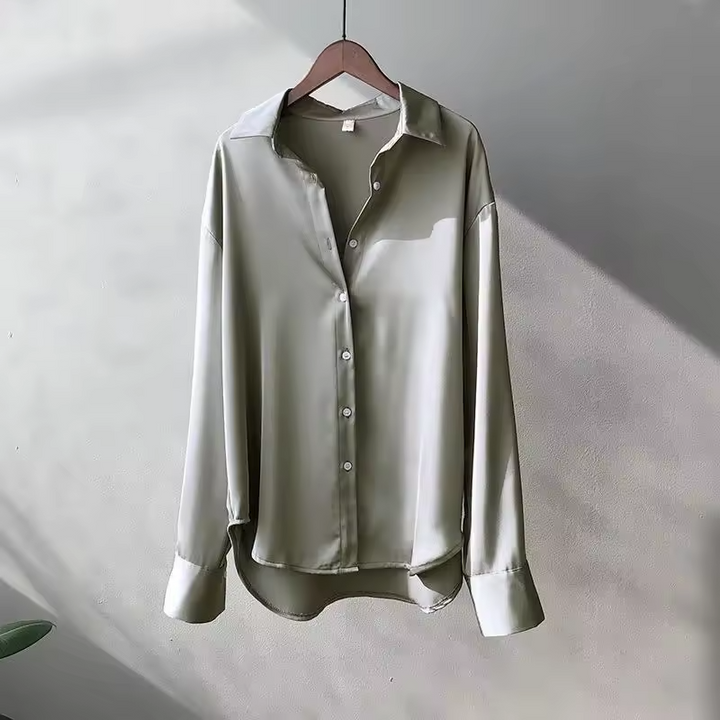 Camisa de Seda Feminina