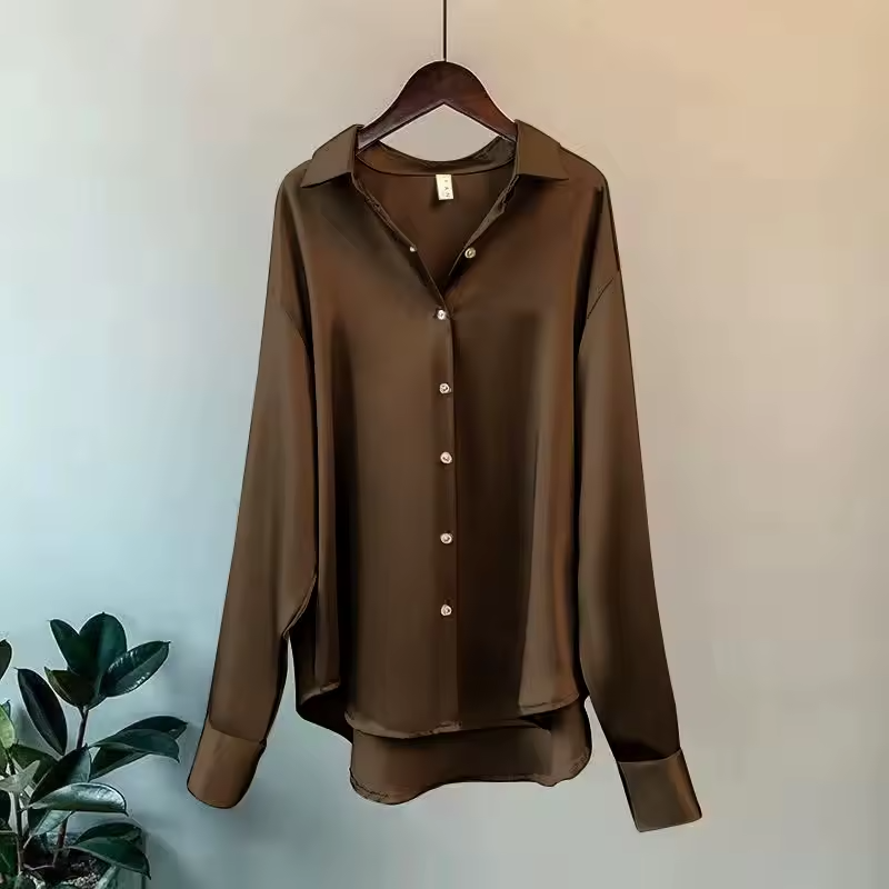 Camisa de Seda Feminina