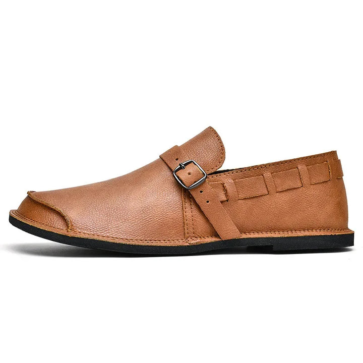 Elegantes Mocassins de Couro
