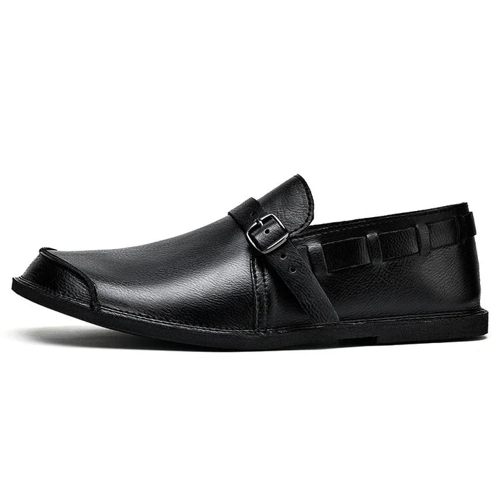 Elegantes Mocassins de Couro