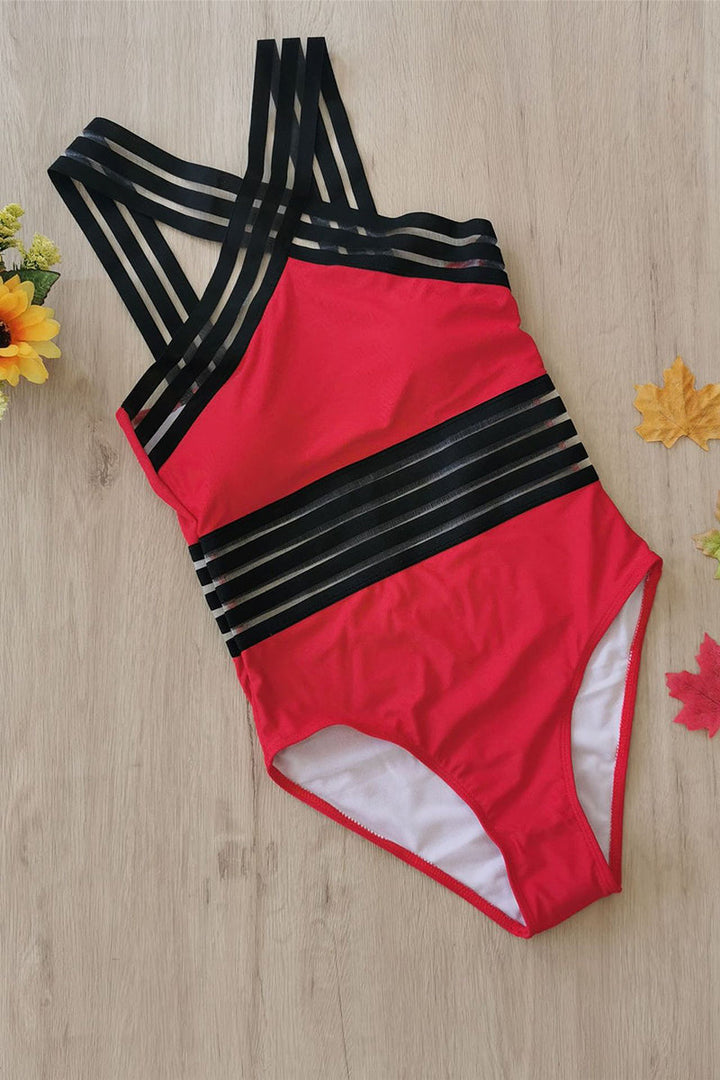 Maiô Monokini com Alças em X