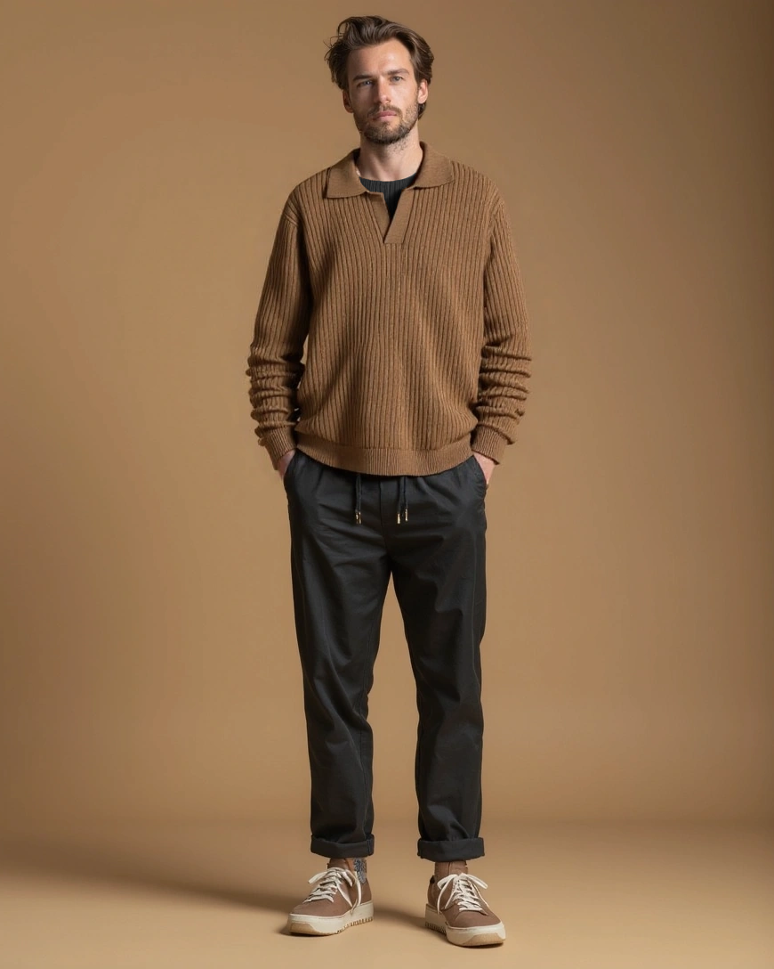 Thomas™ | Cardigan em Cores Sólidas