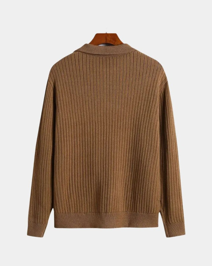 Thomas™ | Cardigan em Cores Sólidas
