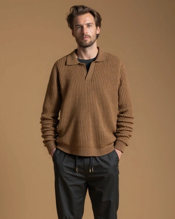 Thomas™ | Cardigan em Cores Sólidas