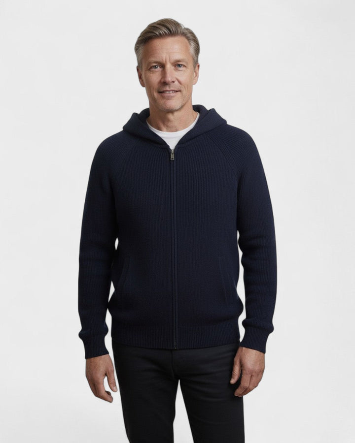 Tobias™ | Cardigan em Lã Merino