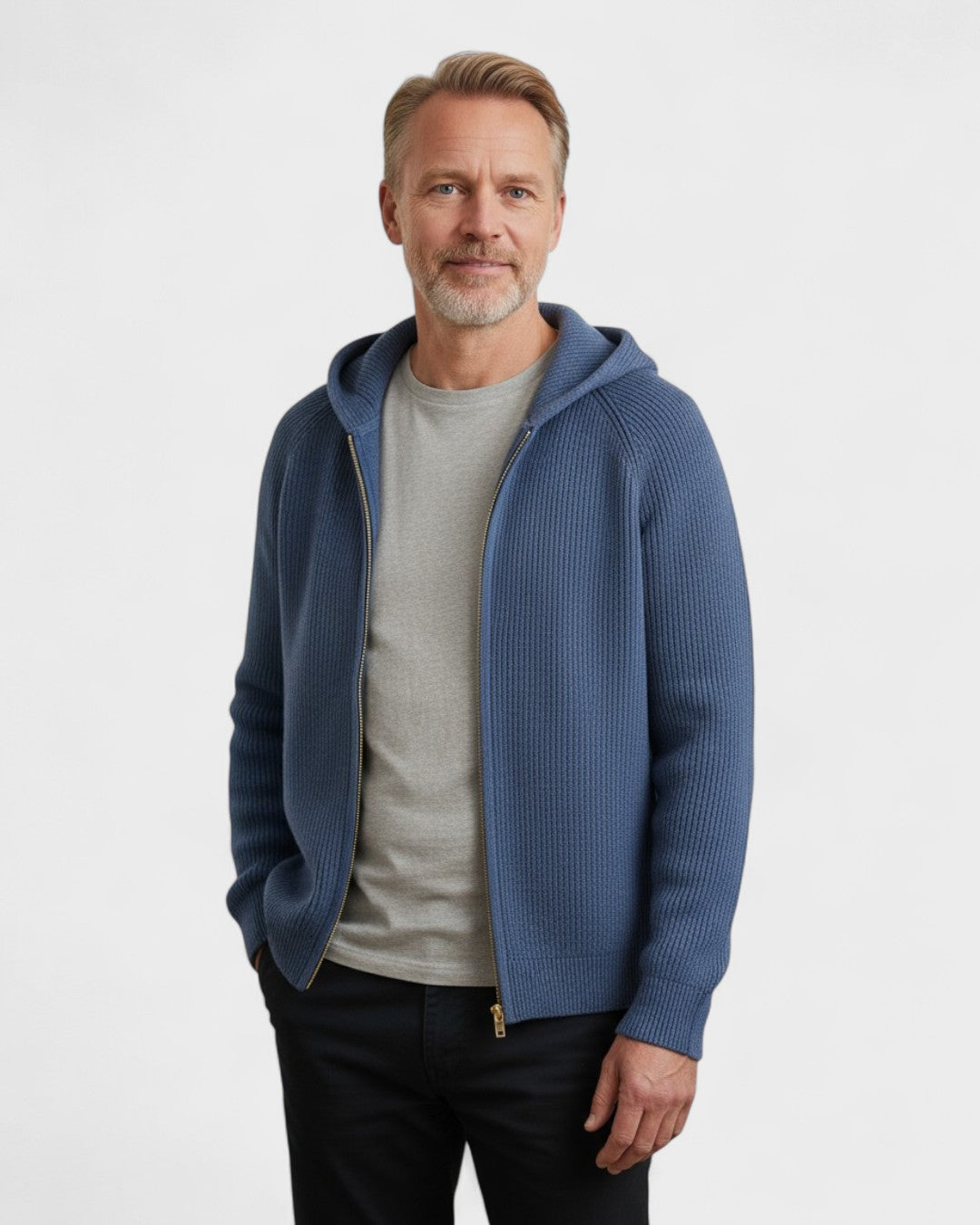 Tobias™ | Cardigan em Lã Merino